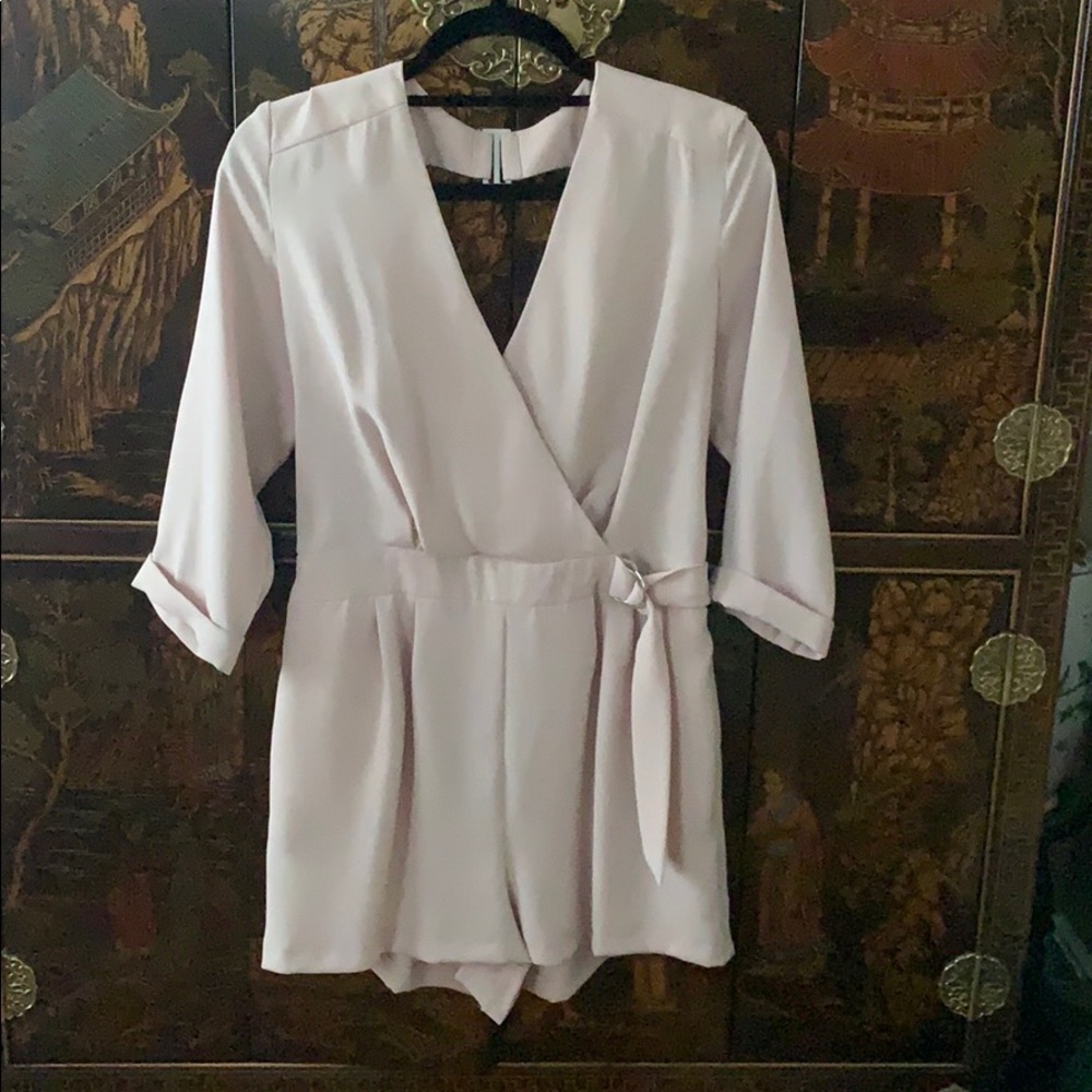 Topshop Pale Pink Romper